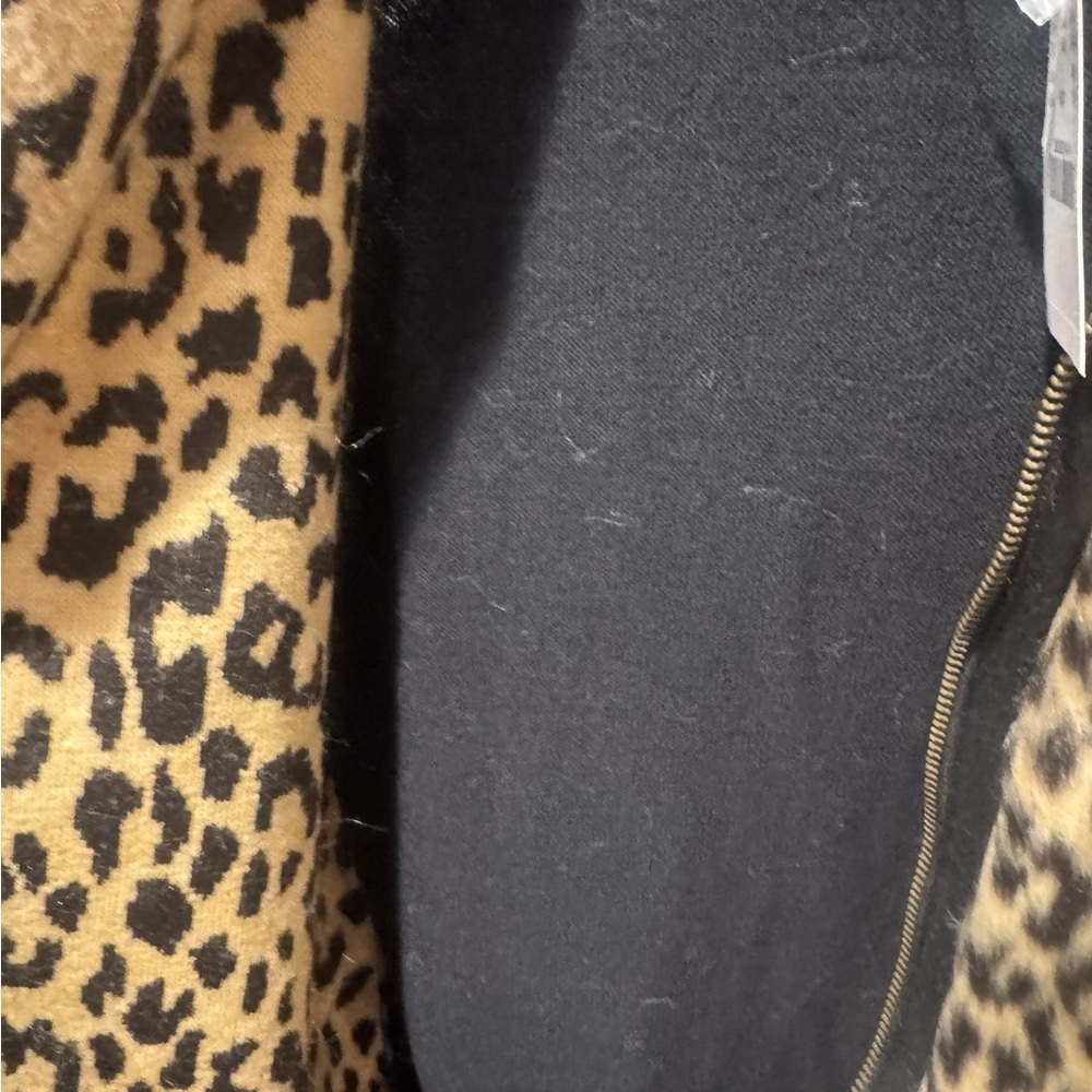J.CREW CREWCUTS Girls' Leopard Faux Fur Zip Vest - Picture 6 of 7